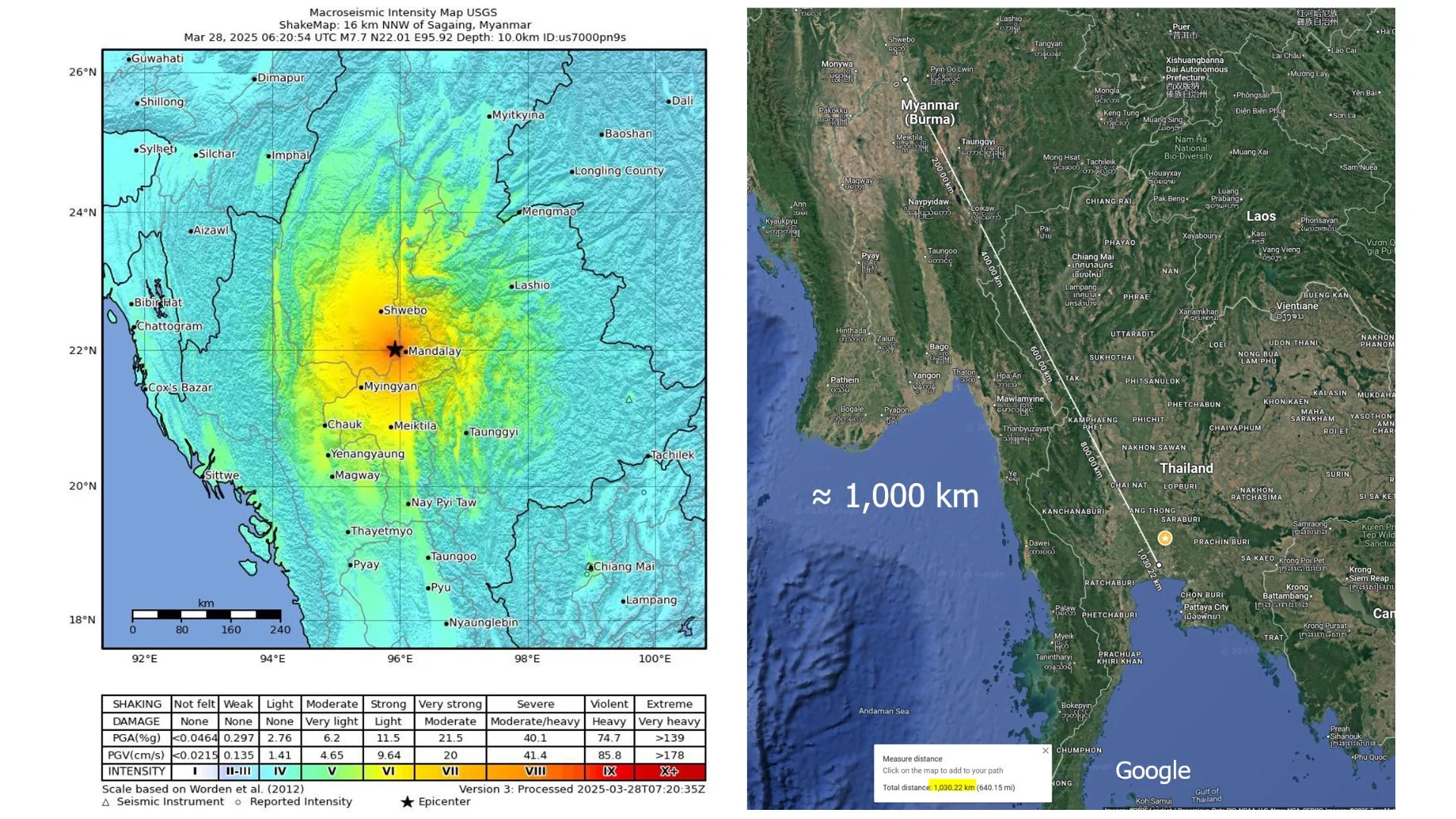 Seismic Impact of the Myanmar Earthquake on Bangkok Structures