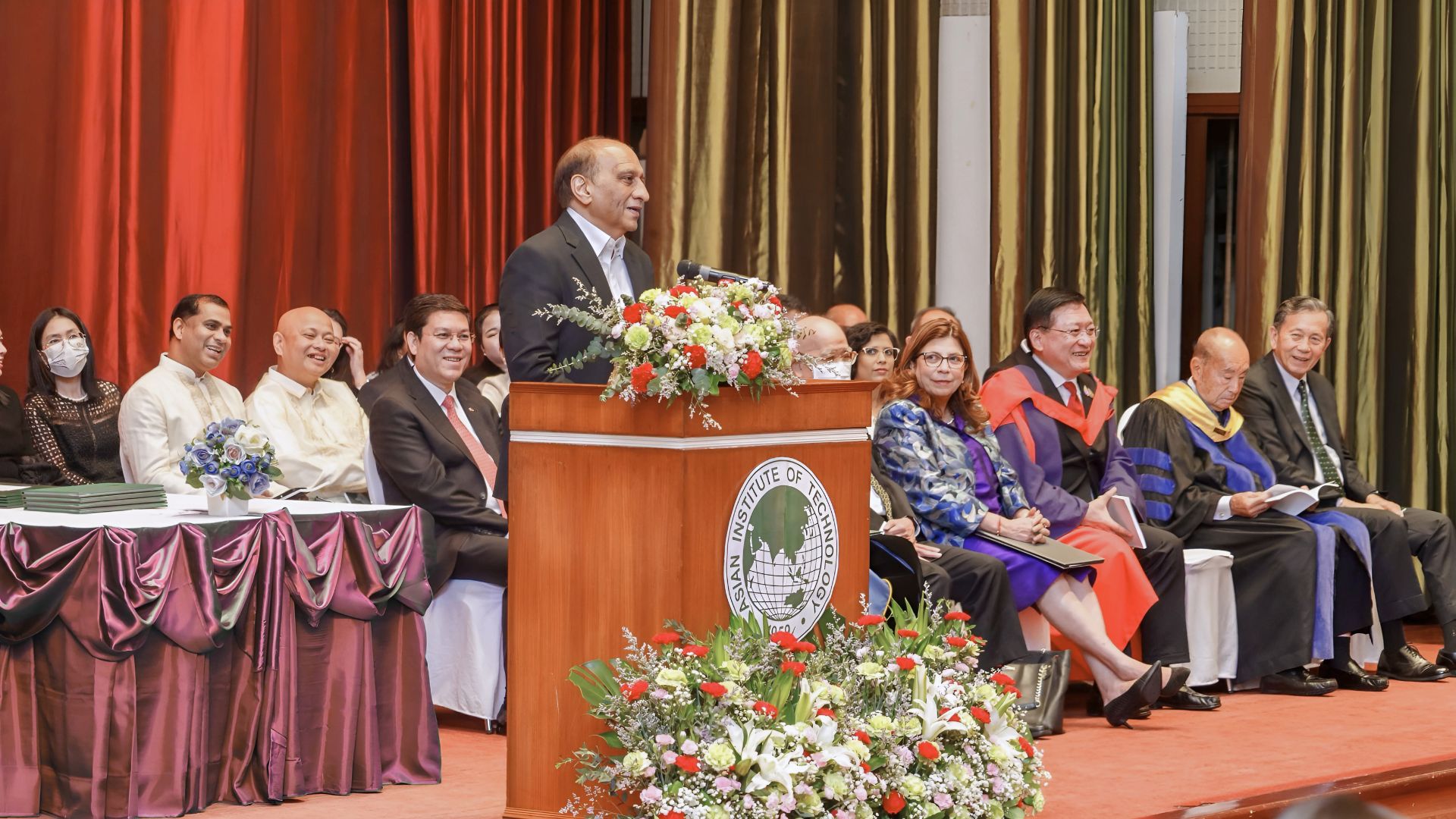 Dr. Naveed Anwar at AIT 143rd graduation ceremony