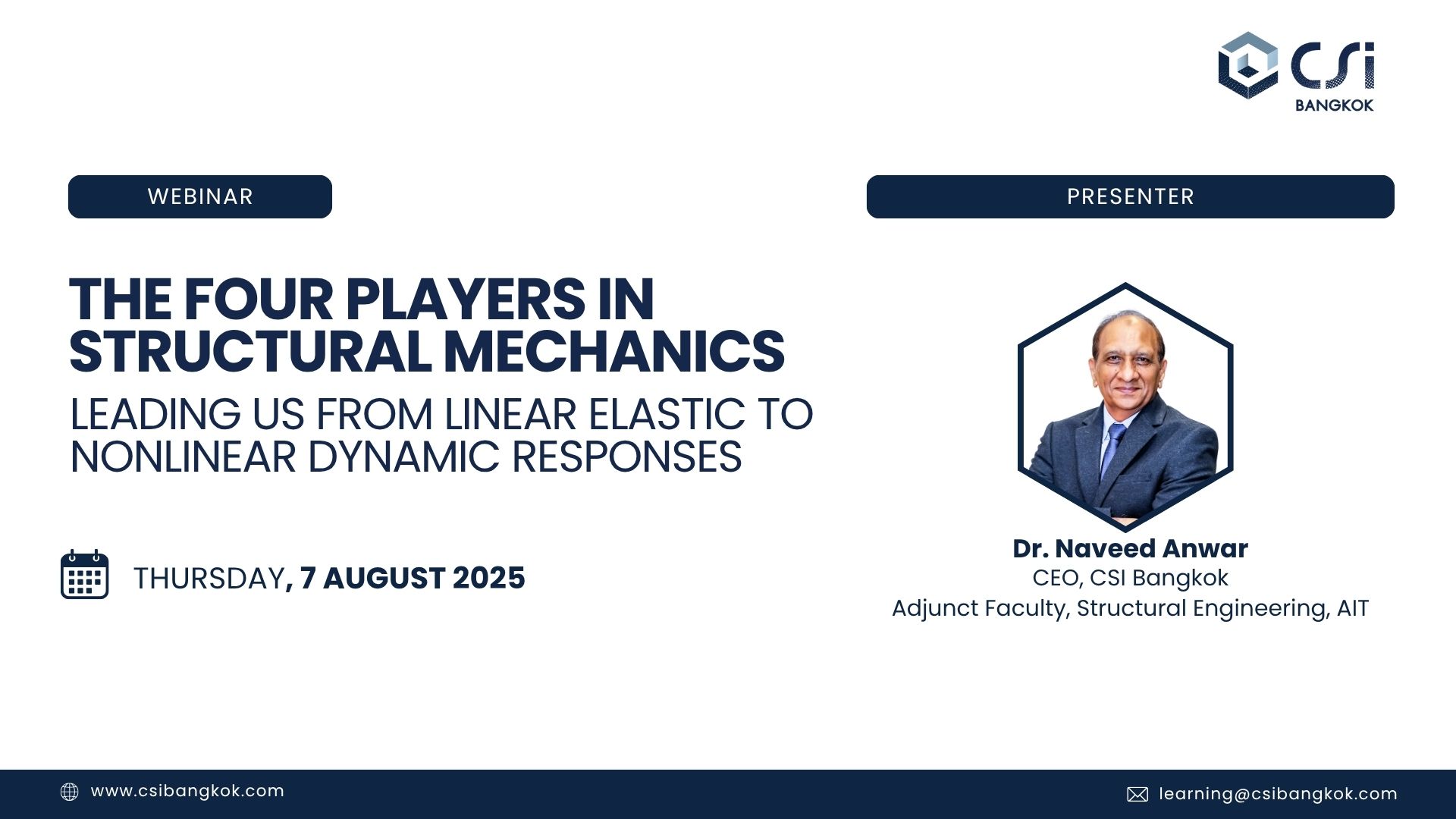 The Four Players in Structural Mechanics