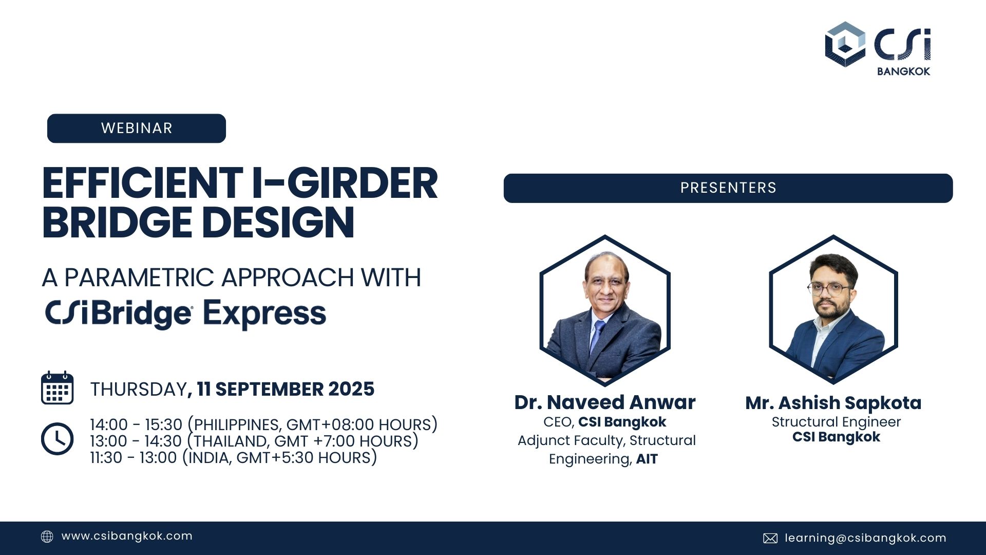 Efficient I-Girder Bridge Design with CSiBridge Express