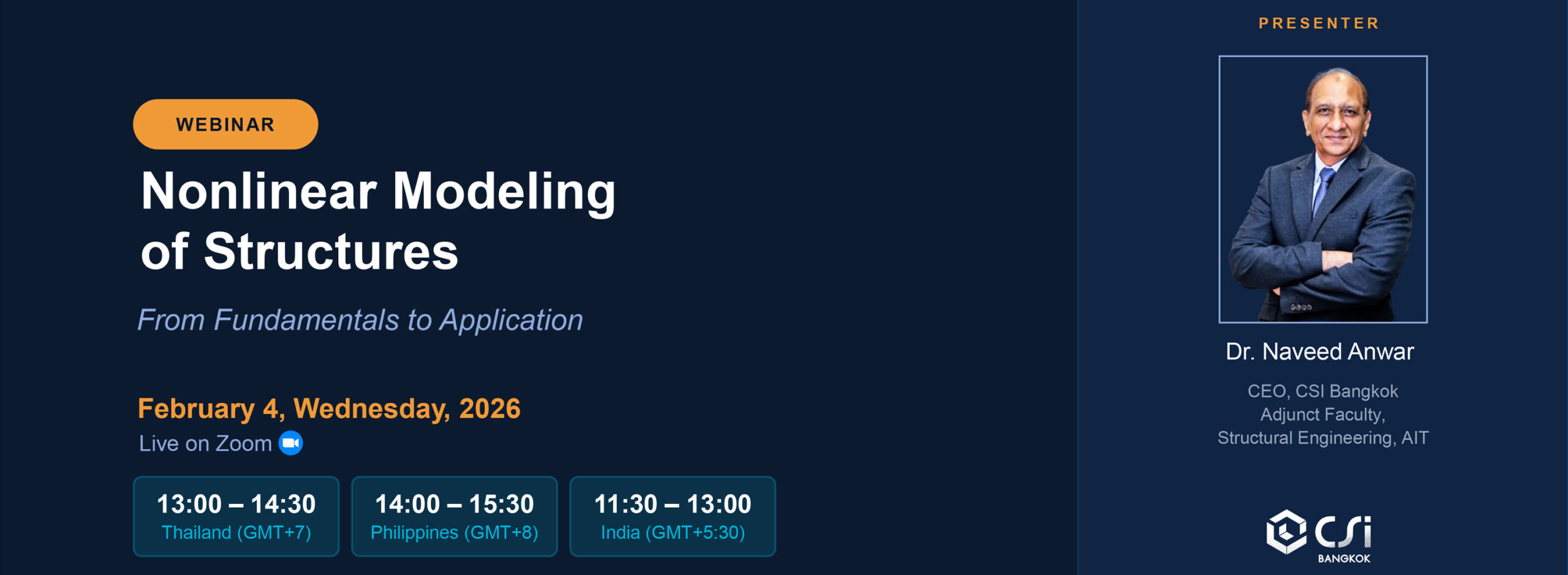 Nonlinear Molding of structures -webinar-Dr.naveed Anwar